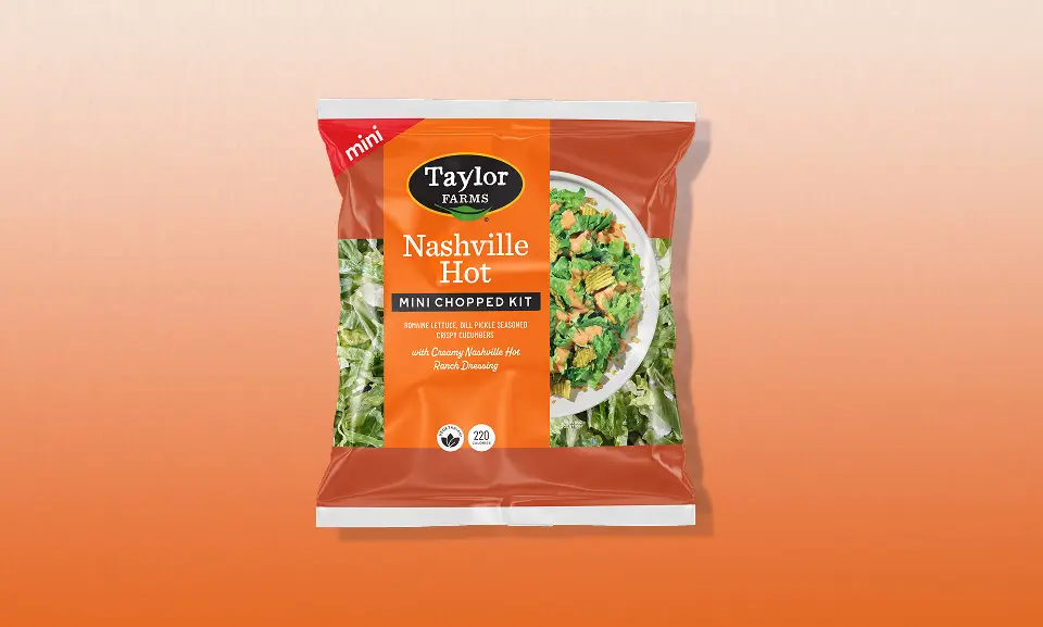 Nashville Hot Mini Chopped Salad Kit - Taylor Farms